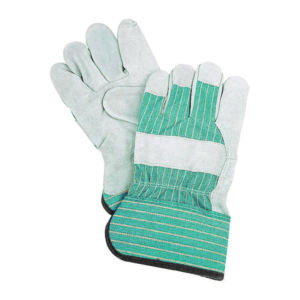 Guantes de trabajo de cuero de vaca dividido para construcción y trabajo industrial Guantes de mano de seguridad Canadian Rigger para trabajos pesados - Product Image 6