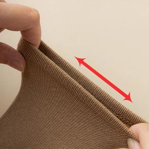 Calcetines de Algodón de Punto Suave para Mujer, Medias de Tubo Mediano, Ajuste Holgado, Colores Sólidos, Transpirables y Cómodos para Uso Diario - Product Image 4