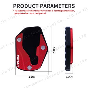 Base de Extensión de Soporte Lateral de Aleación de Aluminio CNC Modificada para Motocicleta, para FORZA350 <span class=keywords><strong>FORZA</strong></span> 350 NSS350 - Product Image 2