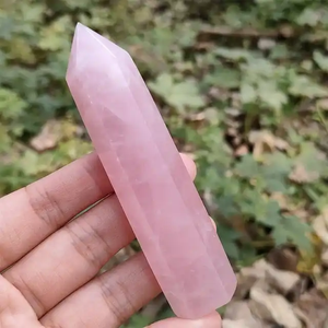 ชุดเครื่องประดับทรงกลมและหินควอตซ์สีชมพูคุณภาพระดับพรีเมี่ยมชุดแท่นหินอัญมณีคริสตัลบำบัดทำจากคริสตัล - Product Image 6