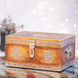 Joyero de Metal tradicional para bodas Eleve su colección con nuestras elegantes joyeros, joyeros de Metal al por mayor - Product Image 1