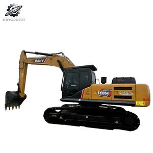 Excavatrice Sany SY335H d'occasion, 34 tonnes, godet de 1,85 m³, marque chinoise originale, grande excavatrice de construction sur chenilles, faible nombre d'heures, certifiée CE - Product Image 1