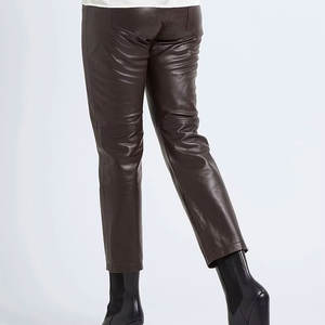 Pantalones de Cuero para Mujer de Diseño Urbano, Hechos en Fábrica, Nuevo Modelo, Servicio OEM, Pantalones de Cuero de Moda Única para Mujer - Product Image 5