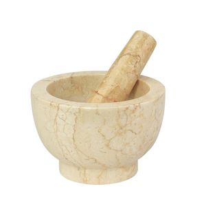 Mortero y Maja de Mármol de Primera Calidad para la Extracción Natural de Aceites Esenciales de Hierbas y Especias - Product Image 3