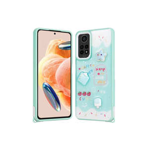 Funda de Silicona con Purpurina Líquida Verde Brillante de Lujo para Xiaomi Redmi Note 12 Pro 4G, Cubierta Trasera Elegante - Product Image 1