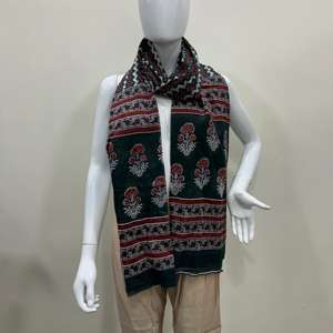 Écharpe de plage d'été en coton, étole fantaisie, dupatta, étole imprimée assortie, dupatta en pur coton, dupatta en tissu imprimé indien - Product Image 2