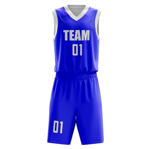 BSCI ชุดเสื้อบาสเก็ตบอลผ้าโพลีเอสเตอร์แห้งเร็วใส่สบายพร้อมโลโก้ตามสั่ง - Product Image 4