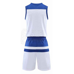 Uniforme de Baloncesto Estampado de Talla Grande de Grado Profesional con Ventilación de Malla, Material que Absorbe la Humedad, Colores Personalizables - Product Image 3