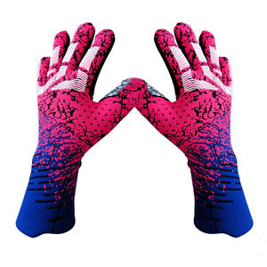 Gants de gardien de but de football réglables avec protection et fermeture des doigts en latex pour gardiens de but - Product Image 1
