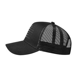 Sombrero de camionero de alta calidad al por mayor, gorra trasera de malla de 6 paneles, diseño personalizado, Impresión de logotipo, gorra transpirable ligera, fábrica de Vietnam - Product Image 3