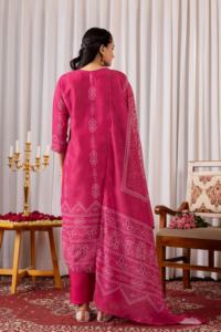 ชุด Kurta ผ้าไหมมัสลินดีไซน์เนอร์ใหม่และชุด Dupatta พร้อมงานฝีมือหนักสำหรับงานปาร์ตี้คอลเลกชันพิเศษ - Product Image 6