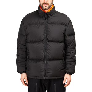Veste matelassée épaisse d'hiver chaude à col montant, à blocs de couleur, zippée, style ski, rembourrage surdimensionné pour hommes - Product Image 5