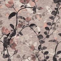 Tela de Poliéster Koshibo Crepé con Estampado Digital de Flores Personalizado para Vestidos de Novia en Canadá y Estados Unidos, Diseño de Tops