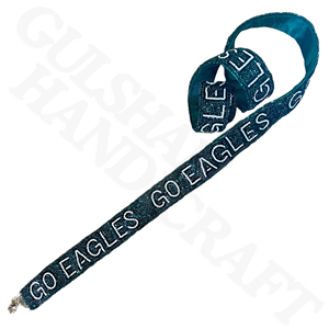 Correa de monedero con cuentas de Game Day, correa cruzada de Color de equipo para bolsas transparentes de estadio, diseño de cuentas de semillas hechas a mano con cierres de Metal - Product Image 3