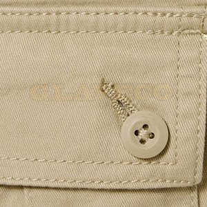 กางเกงคาร์โก้ผู้ชายผ้าฝ้าย100% กางเกงแนวสตรีทเอวตรงไซส์ใหญ่น้ำหนักเบา - Product Image 6