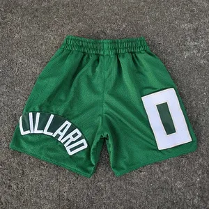 BSCI Short de basket-ball d'été pour hommes personnalisable imprimé respirant antibactérien séchage rapide grande taille Techniques lavées - Product Image 2