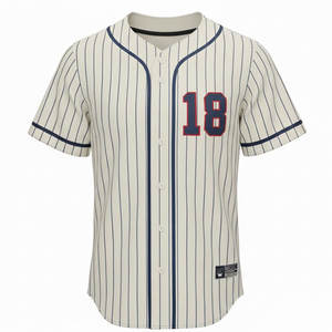 Camiseta de Béisbol Personalizada Inspirada en Equipos, con Tela Suave de Alto Rendimiento, Transpirable y de Secado Rápido, para Juegos y Uso Casual - Product Image 1