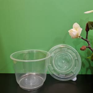 Factory 1200ml Round Shape Transparent PP Plastic <b>Take</b> <b>Away</b> Food <b>Containers</b> with Lid Disposable Top Products to Sell on 2025 - Product Image 1