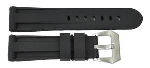 Bracelet de montre intelligente unisexe sportif, durable, imperméable, noir, en silicone souple et léger, avec logo personnalisé, boucle en acier inoxydable, 20-26 mm, JD6082 - Product Image 2