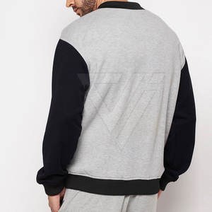 Chaqueta Universitaria de Invierno para Hombre de Alta Calidad con Cuello Alto y Logotipo Frontal, Diseño Holgado y Transpirable - Product Image 4