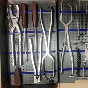 Kit de fixation chirurgicale pour traumatismes orthopédiques, certifié CE, en acier inoxydable de qualité allemande, implants pelviens, ensemble d'instruments manuels FIDA - Product Image 4