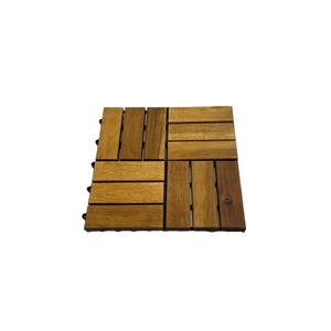 Dalles de terrasse en bois d'acacia vietnamien - Étanches, antidérapantes, à emboîtement, finition mate, huilées, garantie 5 ans - Product Image 3