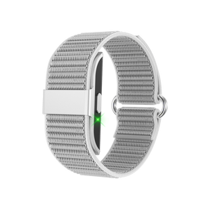 Bracelet connecté intelligent pour la santé, moniteur d'activité physique, podomètre, moniteur de fréquence cardiaque, étanche IP68, bracelet en nylon, boîtier métallique, unisexe, sport décontracté S - Product Image 4