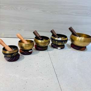 Cuenco de bronce tradicional hecho a mano, artesanías de Metal Premium para terapia de sonido y meditación de curación de Chakras - Product Image 2