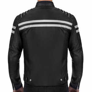 Top Design 100% Chaqueta de cuero de alta calidad para hombres Manga completa con forro de piel Personalizable Precio razonable para el invierno - Product Image 3