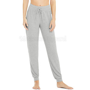 Custom Made Women's Joggers Top Selling Adults Size High Quality with <b>Elastic</b> Waist Closure Flat Front Style Private Label - Product Image 2