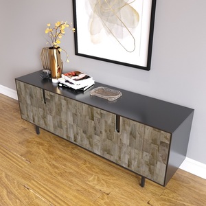 KTB68060 Moderno y Lujoso Mueble Extensible de Madera de Caucho de 180x42x63cm para Bar en Casa, Mueble de Interior - Product Image 4