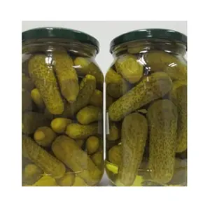 Proveedor de pepino en escabeche enlatado fresco pepino bebé enlatado barril a granel de Vietnam