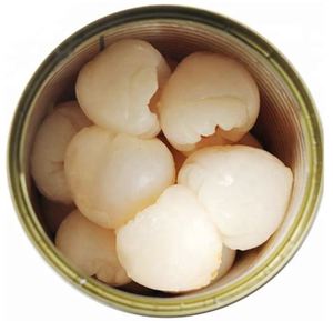Lichi enlatado de la mejor calidad, en grandes cantidades, lichis enteros en jarabe dulce, tamaño uniforme, color blanco, para uso comercial en alimentos. - Product Image 1