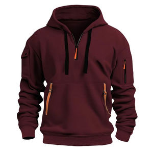 Ropa Dizzah, Invierno, ODM, Logotipo Personalizado, Conjunto Deportivo de Dos Piezas para Hombre, Talla Grande, Sudadera con Capucha y Pantalones Deportivos de Felpa - Product Image 4