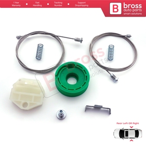 เครื่องควบคุมกระจกหน้าต่างไฟฟ้า BWR5384ชุดซ่อมประตูหลังสำหรับ S124 W124ระดับ1986-1995ประตู4/5 1247300446 1247300346 - Product Image 2