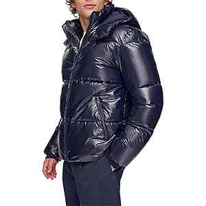 Men's Casual <b>Winter</b> Puffer Jacket Detachable <b>Hood</b> Plus Size Zipper Button Decoration Cotton Filled <b>Coat</b> OEM/ODM Wholesale - Product Image 3