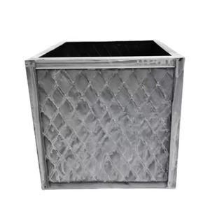 Maceta ovalada de Metal galvanizado Maceta de bañera de color natural Macetas y jardineras para suministros de jardín - Product Image 6