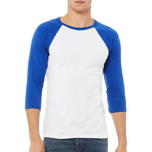 เสื้อยืด Raglan แขนยาวผ้าฝ้าย100% สำหรับผู้ชายพิมพ์ลาย - Product Image 6