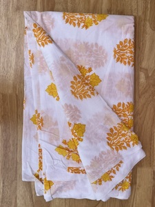 Main Bloc Coton Tissu Mughal Imprimer Coton Tissu Impressions Traditionnelles Couture Tissu Faire Robe Coussin Rideau Masque et Sac - Product Image 6