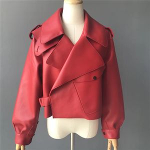 Chaqueta de cuero PU de moda para mujer de alta calidad chaqueta de motorista corta con cremallera personalizada con lujosa característica acolchada - Product Image 3
