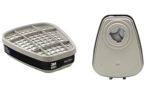 3M 6001 Cartouche de vapeur organique Film poly de charbon actif approuvé par le NIOSH pour la protection contre la vapeur organique dans un usage multi-environnement - Product Image 5