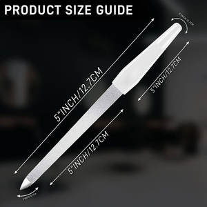 ตะไบเล็บสแตนเลส STAHLMANN PRO Professional 2026 ด้ามจับพลาสติก สองด้าน แซฟไฟร์ 100/180 กริต เป็นมิตรกับสิ่งแวดล้อม - Product Image 5