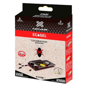 Trappola per scarafaggi Ecogel 15g confezione da 6 (Novar 4026) - Product Image 1