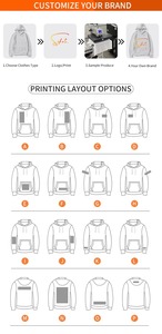 DTG ชุดวอร์มพิมพ์ลายสำหรับผู้ชายเสื้อมีฮู้ดพิมพ์ลายตัวอักษรชุดวอร์มกางเกงขาบานชุดลำลองสตรีทแวร์ - Product Image 6