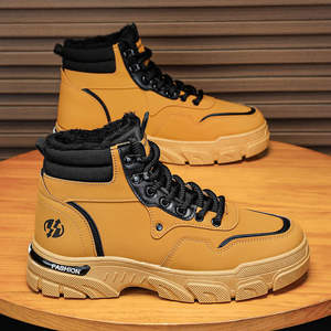 Botas de Trabajo Resistentes al Desgaste para Obras de Construcción, Impermeables, Antideslizantes, Zapatos Deportivos de Senderismo Cómodos para Hombre - Product Image 1