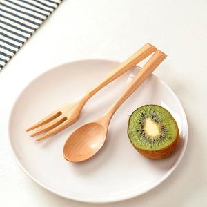 Best selling wood utensils premium dining <b>flatware</b> wooden utensil cutlery for events and daily use - Product Image 2