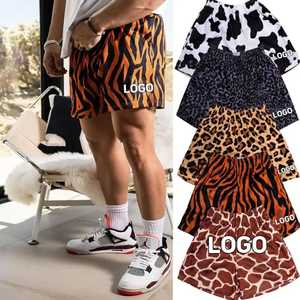 Pantalones Cortos Deportivos de Malla con Estampado Gráfico para Hombre, Estilo Hip-Hop Urbano, con Cordón, Pantalones Cortos Deportivos de Moda para Hombre, Pantalones Cortos de Baloncesto para Hombre - Product Image 3