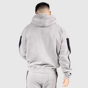 High Quality Heavyweight Pullover Plus Size <b>Hoodie</b> Men <b>Fleece</b> Embossed Printing Drop Shoulder No Strings <b>Oversized</b> Winter <b>Hoodie</b> - Product Image 3