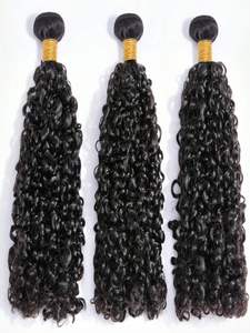 Extensiones de cabello indio virgen de trama de máquina Premium cabello humano crudo del sur de la India suministro de doble dibujado - Product Image 2