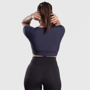 เสื้อกีฬาเทมโปสปอร์ตส์สีกรมท่า สปอร์ตบราใส่สบาย - Product Image 2